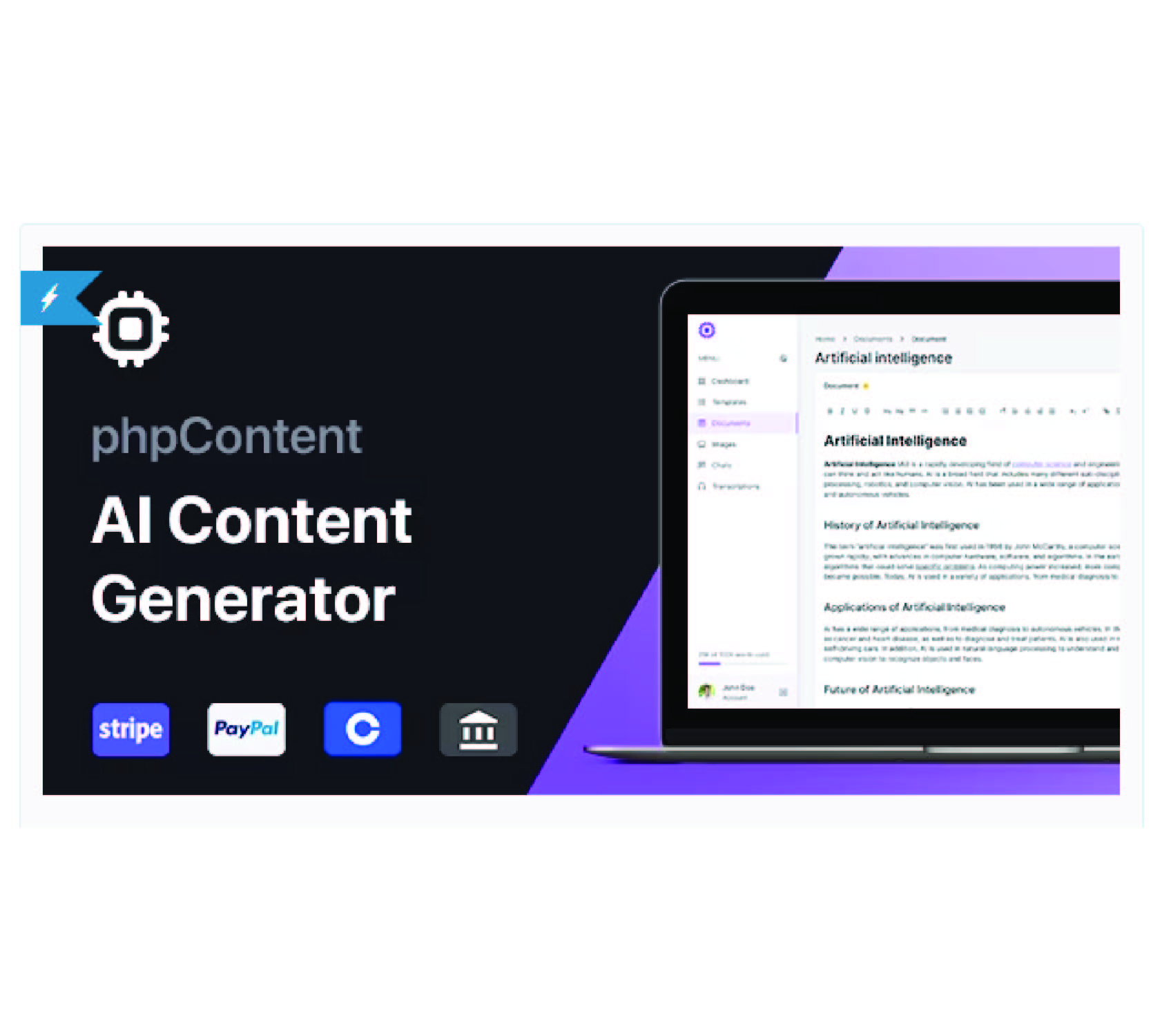 phpContent - AI内容生成平台